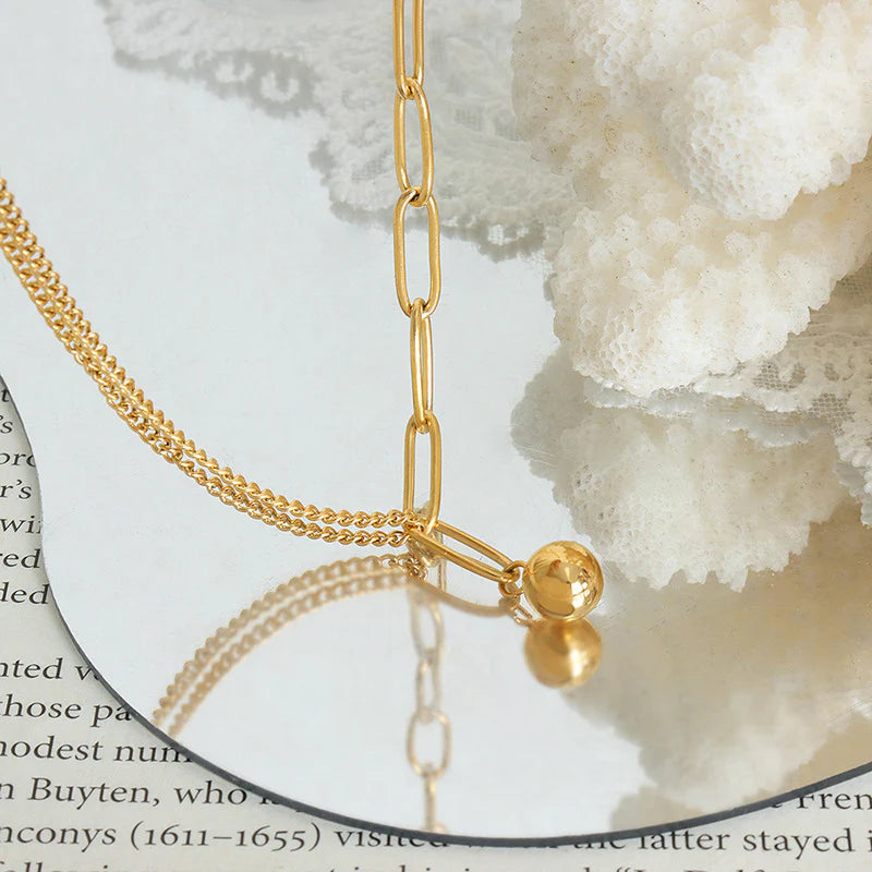 Dainty Double Layer Chain Anklet