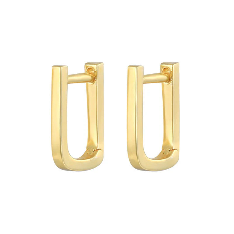 Gold Plated Mini Dainty Earrings – 925 Sterling Silver