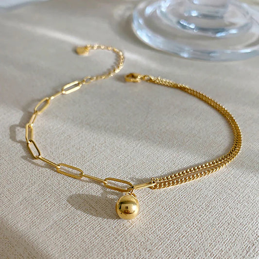 Dainty Double Layer Chain Anklet