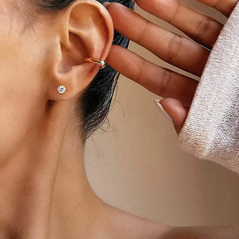 925 Sterling Silver Round Zirconia Stud Earrings