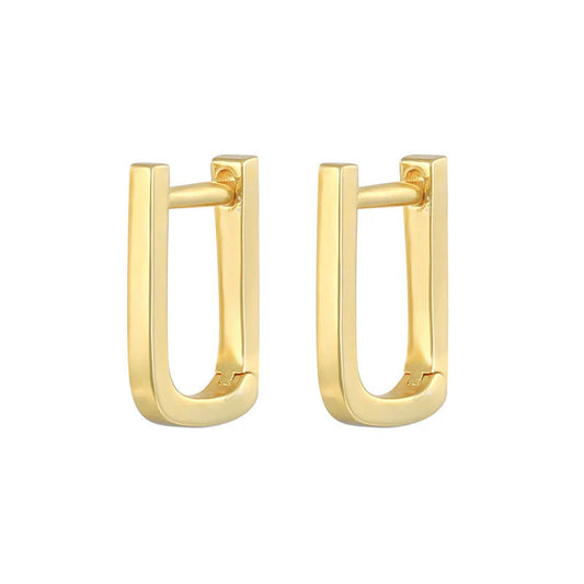 Gold Plated Mini Dainty Earrings – 925 Sterling Silver