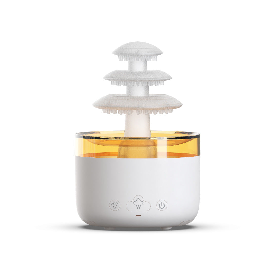 🌧️✨ CloudMist™ Aroma Diffuser & Humidifier – USB Powered with Color-Changing Lights 🌈💧