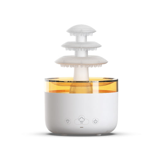 🌧️✨ CloudMist™ Aroma Diffuser & Humidifier – USB Powered with Color-Changing Lights 🌈💧
