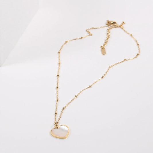 Shell Heart Necklace